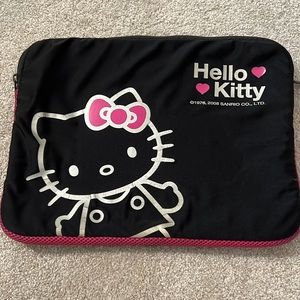 Half hello kitty laptop case